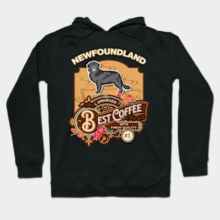 Newfoundland Best Coffee - Dog Owner Coffee Lover Gifts Hoodie